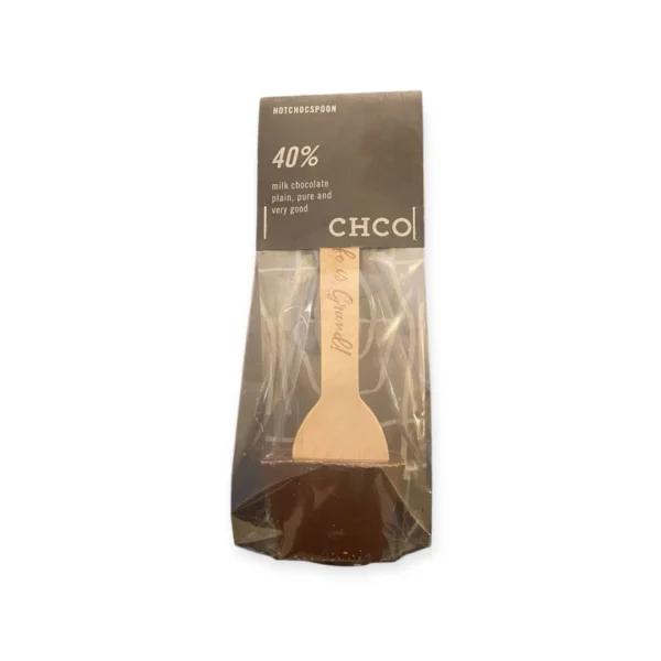 Hot choc spoon melkchocolade